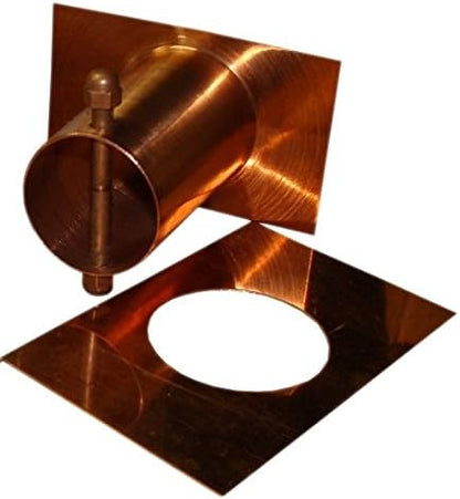 Arts & Crafts Square Cups Rain Chain with Installation Kit (16 Foot)