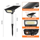 Solar Spot Lights - Outdoor Waterproof Landscape 2 Pack