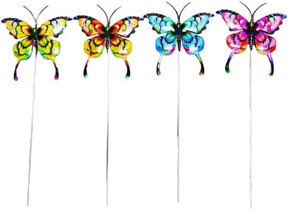 A Set of Adorable Wrought-Iron Garden planters is Suitable for Various Places Such as patios, courtyards, corridors, etc. (Butterfly)