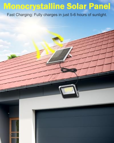 Solar Light Outdoor, Luces Solar Powered Security Flood Light Outside