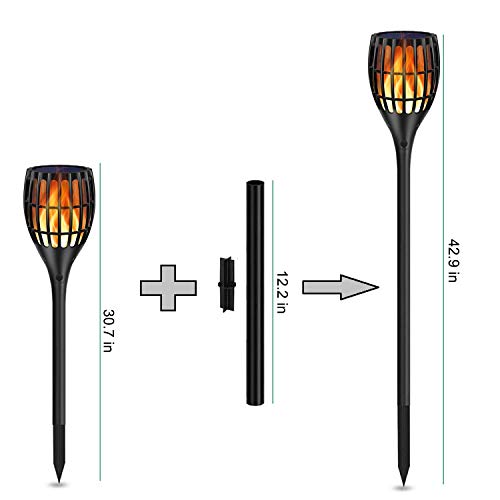 12" Plastic Pole Extension Connector Kit - Solar Torch