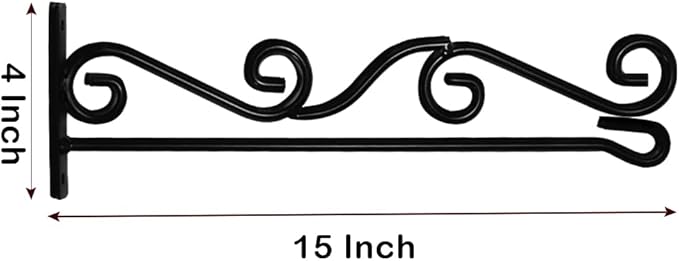 2 Pack Wall Garden Flag Holder Stand,Garden Flags Scroll Hanger,Yard Flag Wall Hanger,one Piece Yard Flags Stand for Porch,Great Gifts Ideas