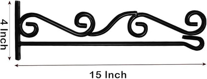 2 Pack Wall Garden Flag Holder Stand,Garden Flags Scroll Hanger,Yard Flag Wall Hanger,one Piece Yard Flags Stand for Porch,Great Gifts Ideas