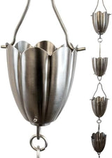 Nutshell Stores Kumo Rain Chain - Stainless Steel - 8 Feet