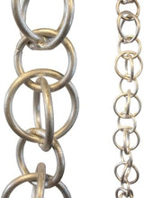 Nutshell Stores Double Loops Rain Chain - Aluminum - 12 Feet