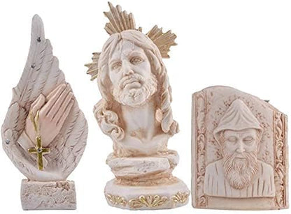 Garden Ornaments Decor Statue Outdoor,Abstract Unique Statue Sculpture Creative Statues and Sculptures Outdoor Decor for Garden,Christ Sculpture Hand Innovative Resin Statue Crafts Interior