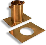Bluebell Cups Copper RAIN Chain with Installation KIT (8 Foot)