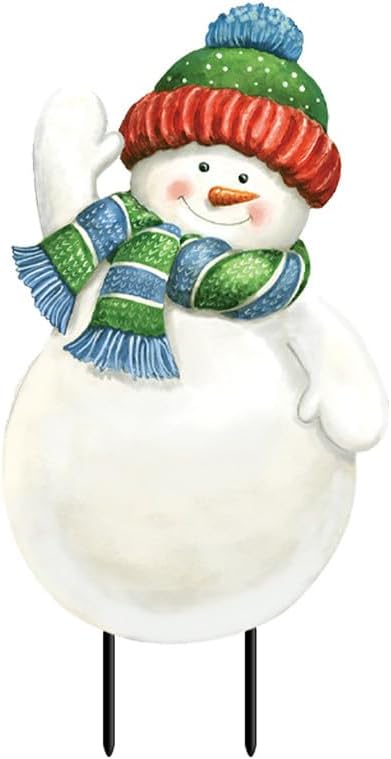 Briarwood Lane Snow Time Snowman Metal Art