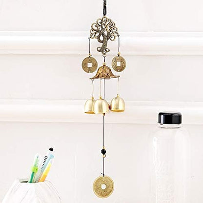 Hooshing Wind Chimes Outdoor Fortune Tree Metal Bells Feng Shui WindChimes for Lucky Home Garden Patio Yard Hanging Decor Gift
