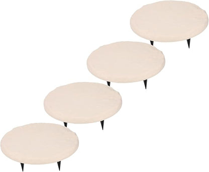 Zerodis Round Decorative Polypropylene Stepping Stones with Ground Stakes Outdoor Pathway Stones Stable Installation Decorative Landscaping Stepping Stones (Round)