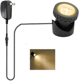 Warm White Pond Lights, 2500K Underwater Weighted Pond Light IP68 Waterproof Submersible Fountain Lights for Pond Fountain Waterfall,1 Lights