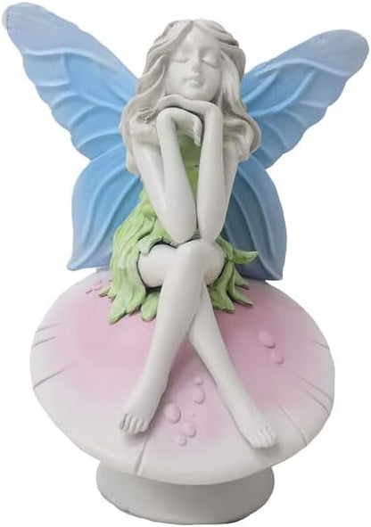 Spoontiques - Decorative Garden Statue - Colorful Home Décor for Indoor or Outdoor Use - Patio Decoration - Garden Accessory - Fairy Garden Statue