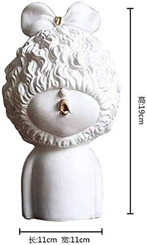 Garden Ornaments Decor Statue Outdoor,Abstract Unique Statue Sculpture Creative Statues and Sculptures Outdoor Decor for Garden,Creative Resin Crafts Portrait Decoration Home Living Room