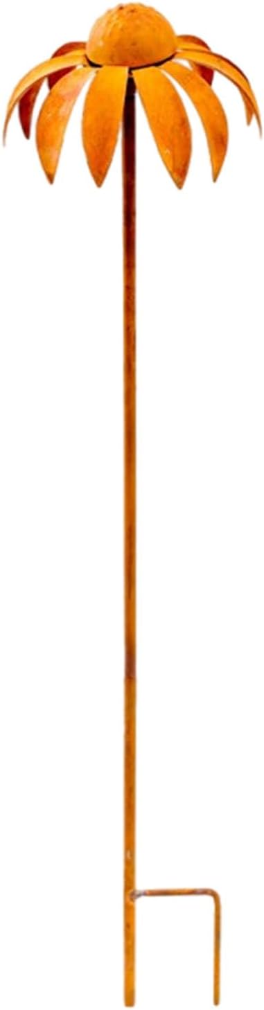 Rustics Garden Stake Iron Plant Sculpture Vintage Outdoor Decoration for Flower Beds Lawns