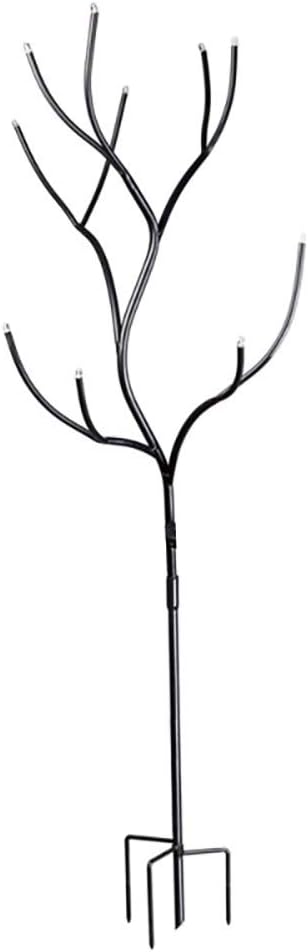 Evergreen Garden Glass Bottle Tree, Metal Bottle Trees for Garden Outside, Decorative Bottles Holder for Outdoor Wedding Christmas Party Decoration (Bottles Sold Separately)