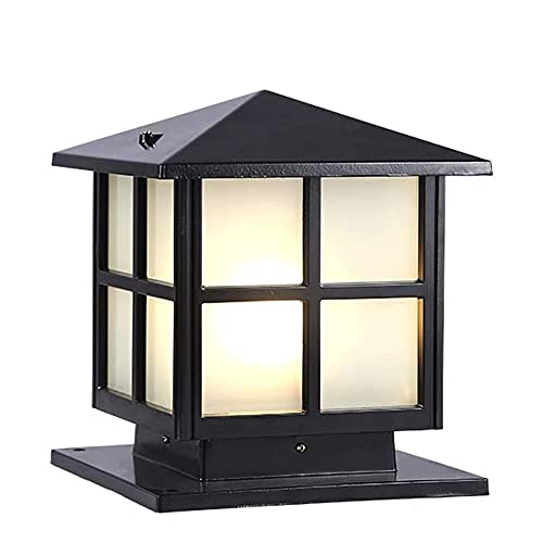 Outdoor Post Light 11.8" - Modern Column E26 Hardwired