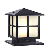 Outdoor Post Light 11.8" - Modern Column E26 Hardwired