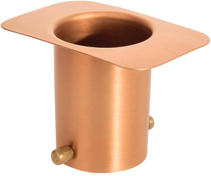 Monarch Rain Chains Gutter Adapter – Standard Adapter with Brass Bolt for Chain Installation, Pure Copper Rain Chains for Gutters Mount, Rust-Resistant Drainage Mount for Roof Downspout Chain