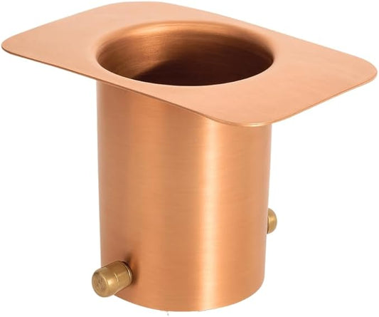 Monarch Rain Chains Gutter Adapter – Standard Adapter with Brass Bolt for Chain Installation, Pure Copper Rain Chains for Gutters Mount, Rust-Resistant Drainage Mount for Roof Downspout Chain
