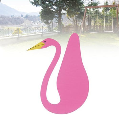 Flamingo Yard Decor, Swirl Bird Wind Sculpture Decorations, Yard Flamingos, Aluminium Handmade Art Ornaments Swirl Bird Wind Sculpture Decorations for Garden Yard Outdoor Pool Fountain