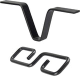 Rain Chain Gutters Adapter Clip for Outside V Style Copper Hook Hanger Iron Connector for Rain Chimes Downspout Outside Hardware Rain Catcher System Installation Accessories for Garden & Yard Spring.