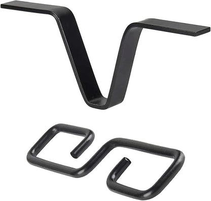 Rain Chain Gutters Adapter Clip for Outside V Style Copper Hook Hanger Iron Connector for Rain Chimes Downspout Outside Hardware Rain Catcher System Installation Accessories for Garden & Yard Spring.