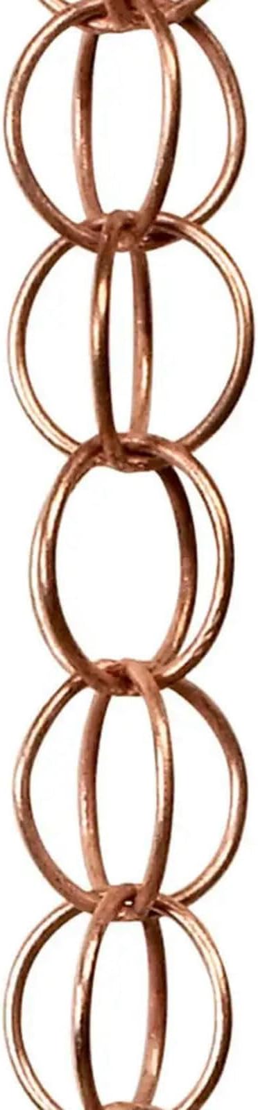 Rain Water Catcher Rainwater Chains Home Decor for Gutter Functional Replace Rain Gutter Drain Rain Chains for Divert Water Sheds Awnings, Rings