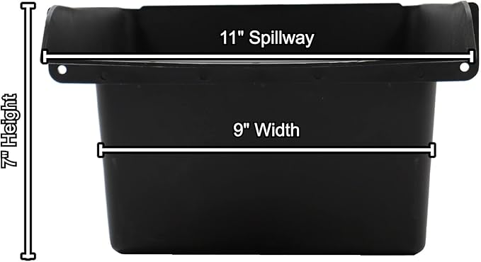 Matala BSTPII-W Biosteps II Pond Filter with Waterfall - for Ponds up to 2,700 gallons - with 6 Filter Pads (2 Blue, 2 Gray, 2 Green)