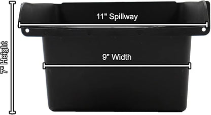 Matala BSTPII-W Biosteps II Pond Filter with Waterfall - for Ponds up to 2,700 gallons - with 6 Filter Pads (2 Blue, 2 Gray, 2 Green)