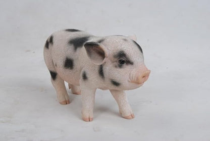 Hi-Line Gift Ltd Standing Baby Pig with black Spots