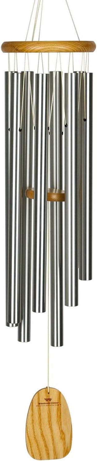 Woodstock Chimes Signature Collection, Woodstock Meditation Chime, 39'' Eastern Energies Wind Chimes for Outdoor, Patio, Home or Garden Décor (TMS)