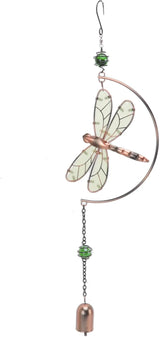 Dragonfly Wind Chimes Garden Gifts, Window Hanging Ornaments, Outside Wind Chimes Dragonfly Ornaments with , Garden Suncatchers Home Decoration for Balcony, Yard, Patio