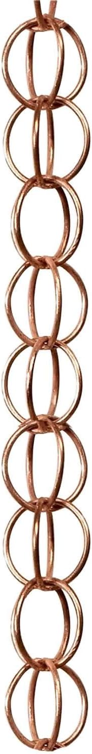 Rain Water Catcher Rainwater Chains Home Decor for Gutter Functional Replace Rain Gutter Drain Rain Chains for Divert Water Sheds Awnings, Rings