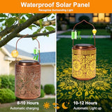 Sunflower Solar Lantern Outdoor - Garden Light Gift