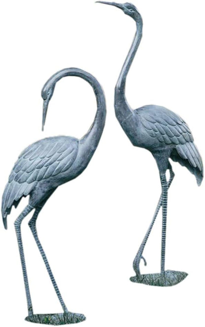 SPI Home 31291 Medium Garden Crane Pair Sculpture