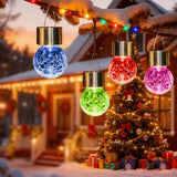 Solar Hanging Lanterns - 12pc Outdoor Ornaments