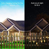 Solar Outdoor String Lights - 20Ft Vintage Hemp Rope