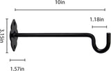 10 Inch 2 Pack Plant Hangers Outdoor or Indoor Plant Hooks Hanging Plant Bracket for Home Decor Bird Feeders
