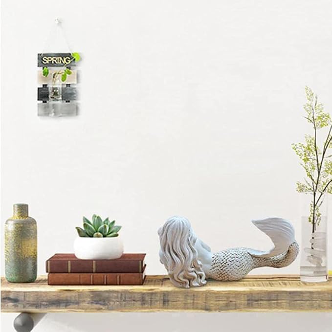 Statue Home Decor, Lying Garden Sculpture Figurine Statue Modern Art Ornament for Garden Home Office Desktop Decoration
