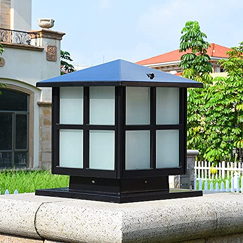 Outdoor Post Light 11.8" - Modern Column E26 Hardwired