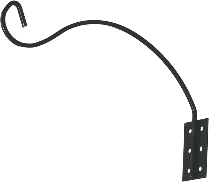 Woodstock Wind Chimes Outdoor Hanging Bracket,Windchime Hanger Black Iron Metal Hanger for Outside, Patio Garden Yard Lawn Porch Décor