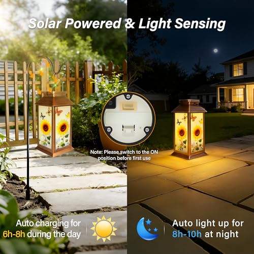Solar Lantern - Waterproof LED Garden Decor