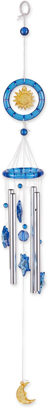 Gifts & Decor Celestial Acrylic Hanging Outdoor Wind Chime