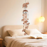 ORIGACH Elephant Wind Chimes Metal Wind Chimes for Outside Gifts for Women Mom Grandma Deep Tone Suitable for Outdoor, Indoor, Balcony, Garden, Courtyard, Porch, 30-Inch Long
