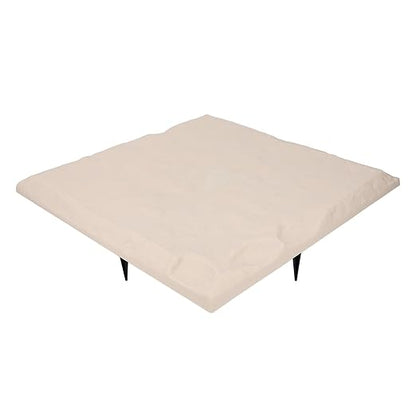 Keenso Unique Textured Stepping Stones, Weatherproof Garden Decoration for Outdoor Walkways (Beige)