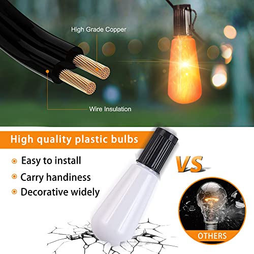 Flame String Lights - 22FT 20LED Flickering