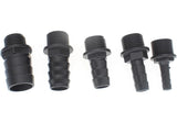 FDXGYH Fountain Pump Nozzle Kit Replacement Adapters 5 Sizes Plastic Nozzles for Aquarium, Fish Tank, Pond, Hydroponics