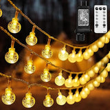 Plug-In Globe String Lights 65.6ft 150 LED - 8 Modes