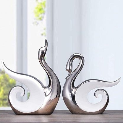 Garden Ornaments Decor Statue Outdoor,Desktop Sculpture Statue 2PCS Home Decoration Room Decor Crafts Stunning Creative Abstract Figurine Desktop Furnishings Garden Gifts Sculpture Statue