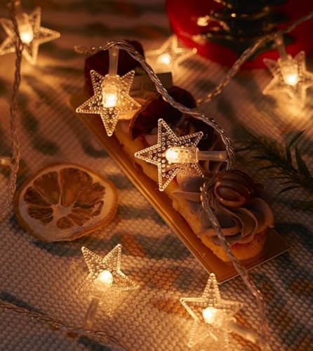 Star String Lights - 10ft 20 LED USB Warm White